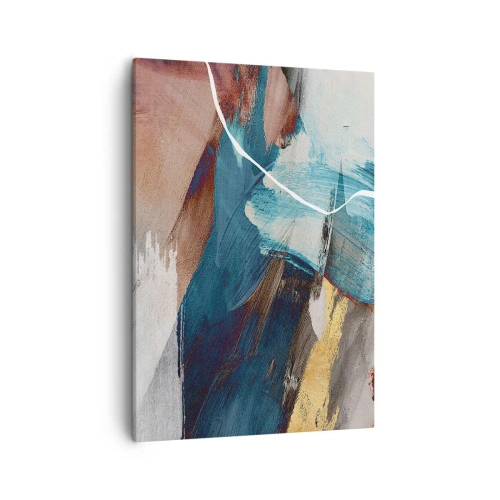 Lærredstryk - Billede på lærred - Med flair og energi - 50x70 cm