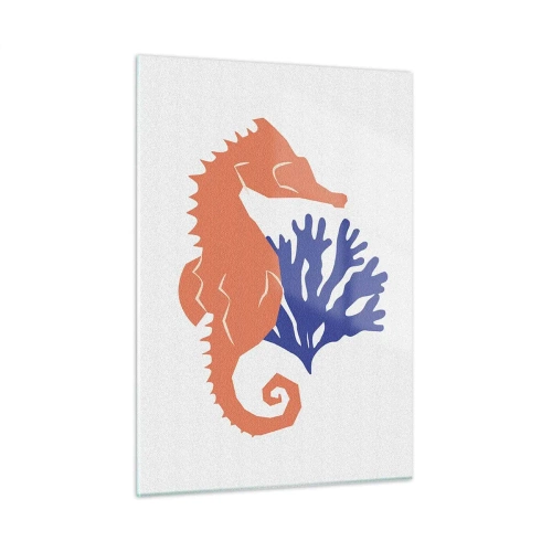 Billede på glas - På en eng under vandet - 50x70 cm