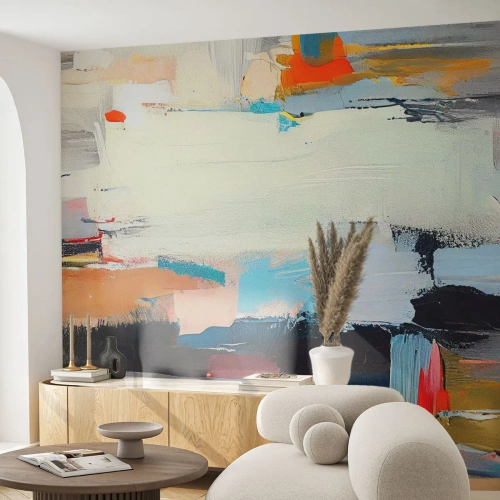 Fototapet Selvklæbende Deluxe Sticker - Er der en metode? - Moderne, Maling, Minimalistisk - 350x256 cm