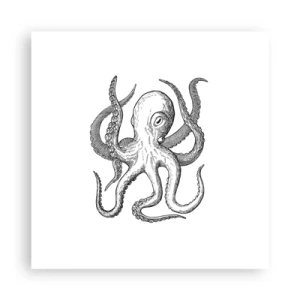 Plakat - Dans med bølger - 40x40 cm