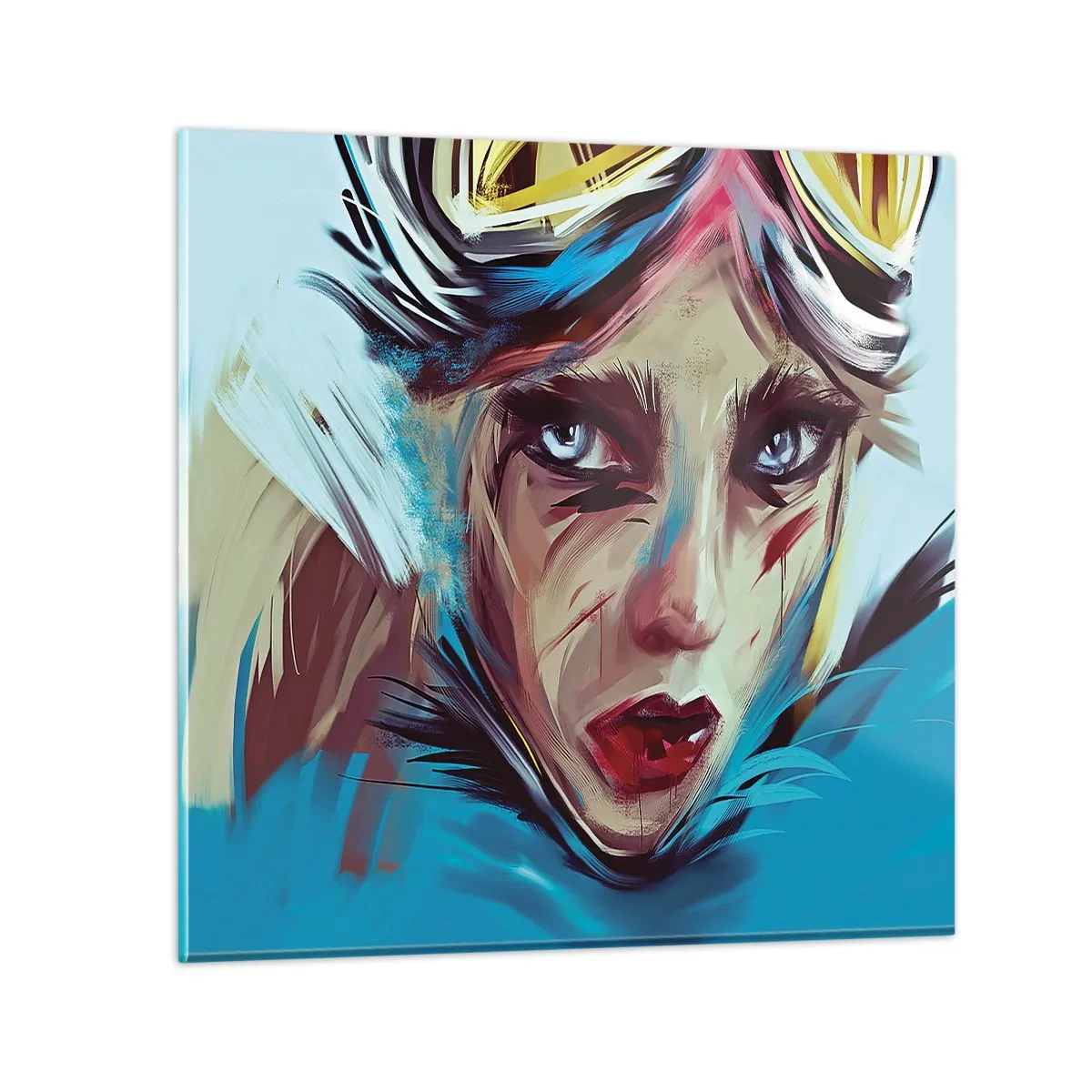 Billede på glas - Vejkriger - 40x40 cm