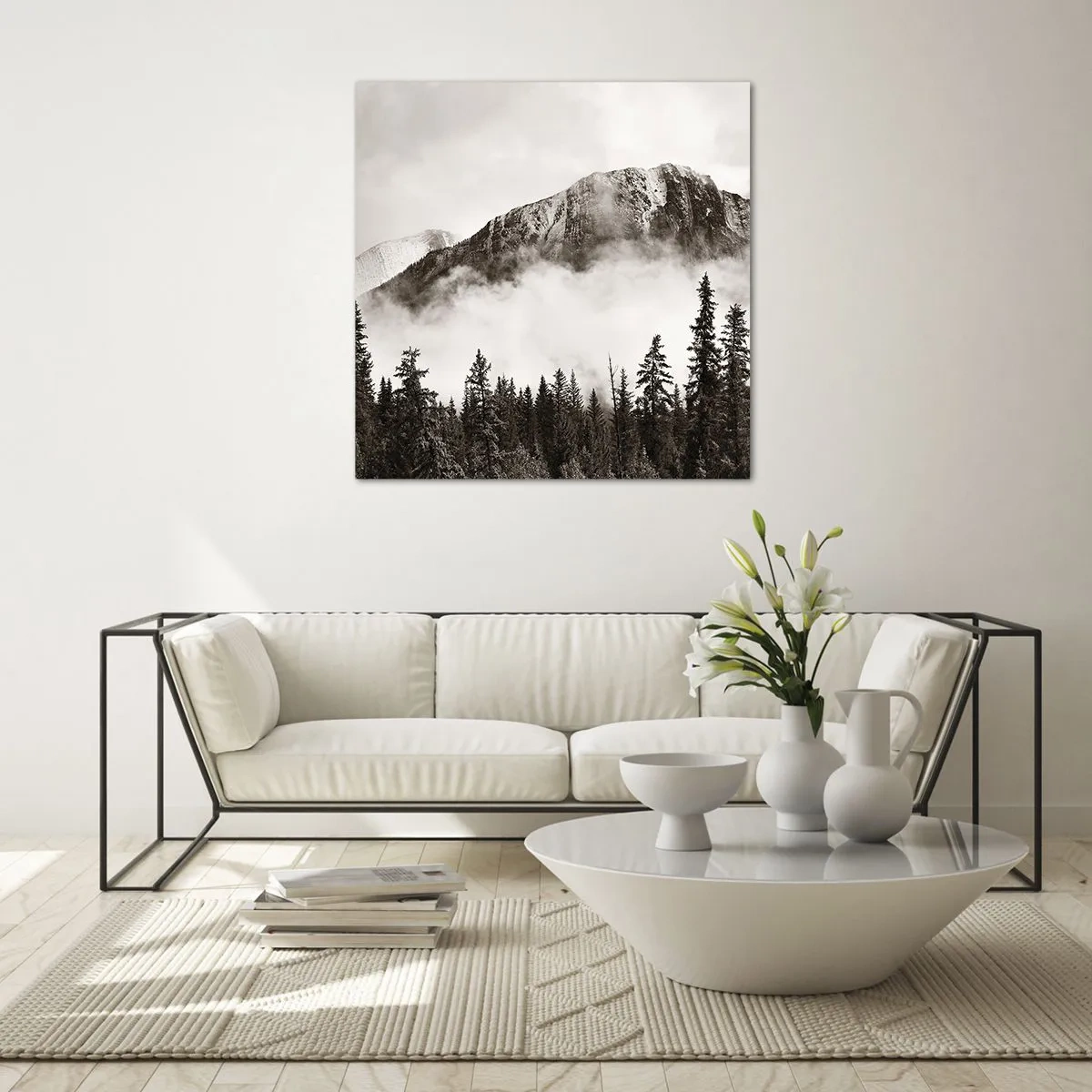 Billede på glas - Granit hersker - 60x60 cm