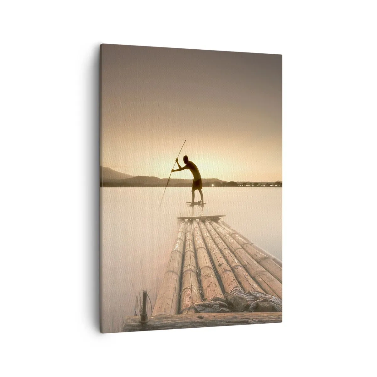 Lærredstryk - Billede på lærred - Før du hviler - 50x70 cm