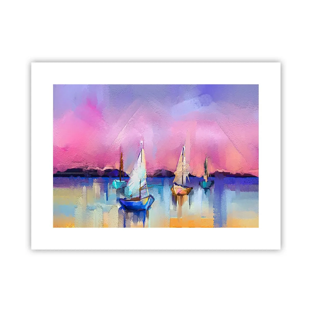 Plakat - Retning: brede farvande - 40x30 cm