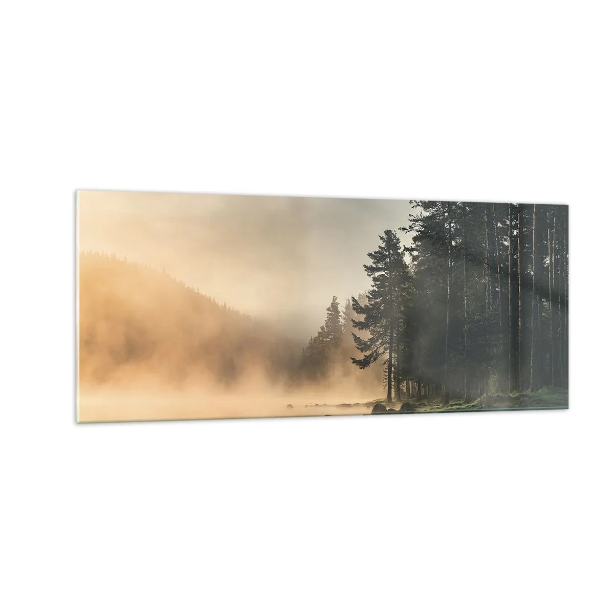 Billede på glas - En dags fødsel - 100x40 cm