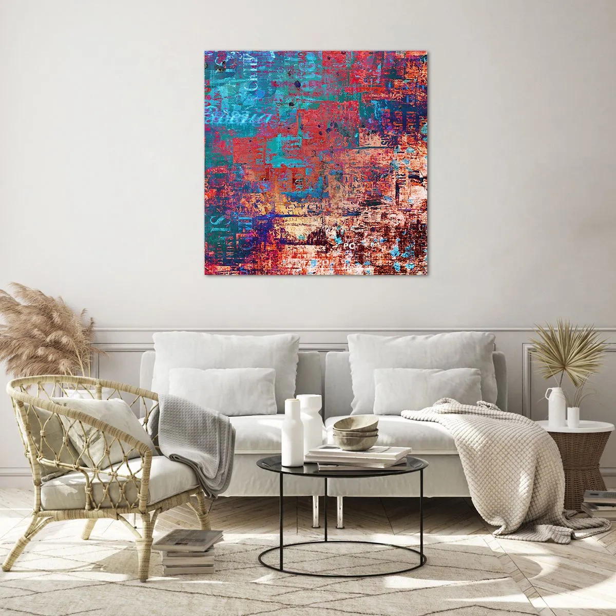 Billede på glas - Hukommelse og glemsel - 50x50 cm