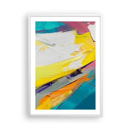 Plakat i hvid ramme - Lysets anatomi - 50x70 cm