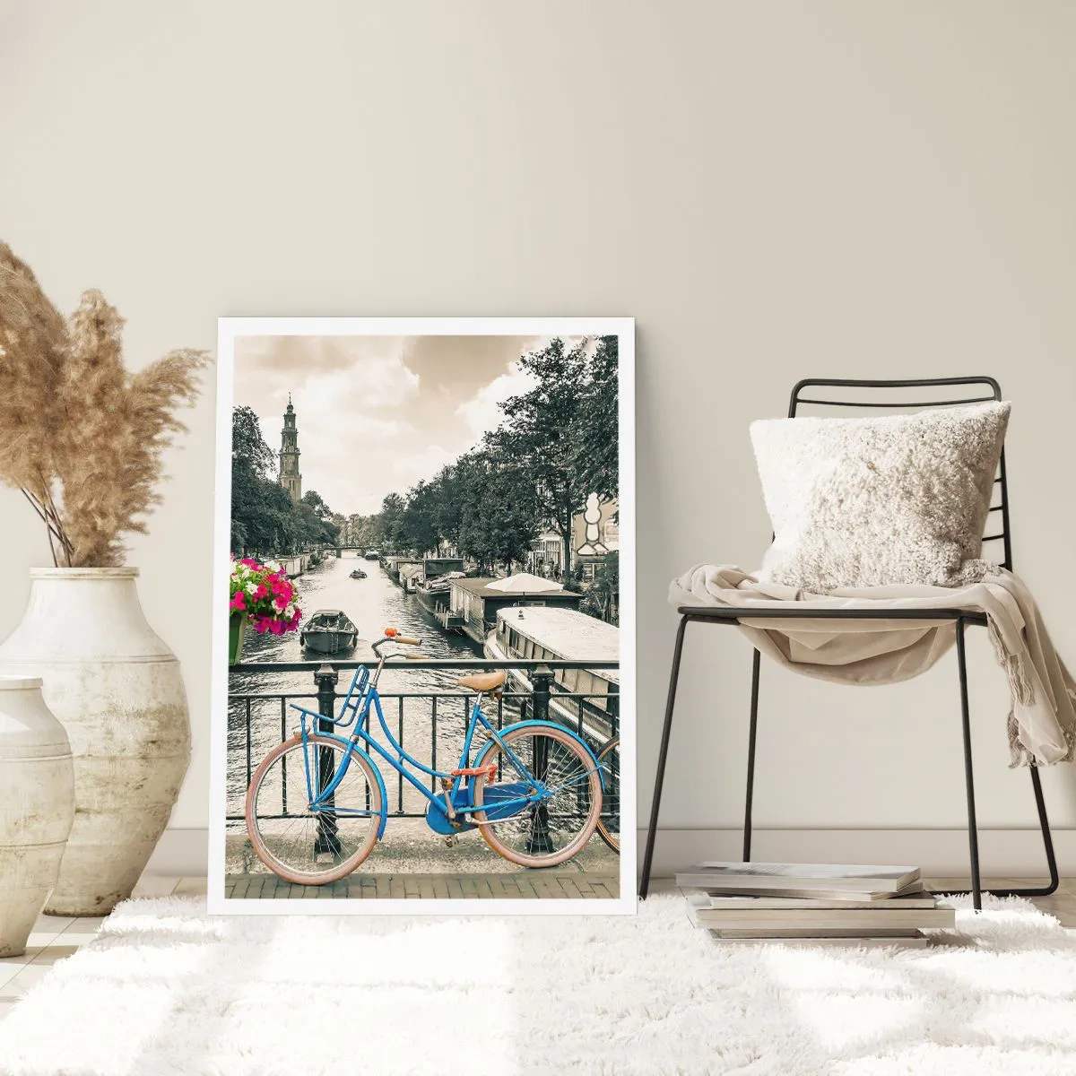 Plakat - Farverne i Amsterdams gader - 30x40 cm