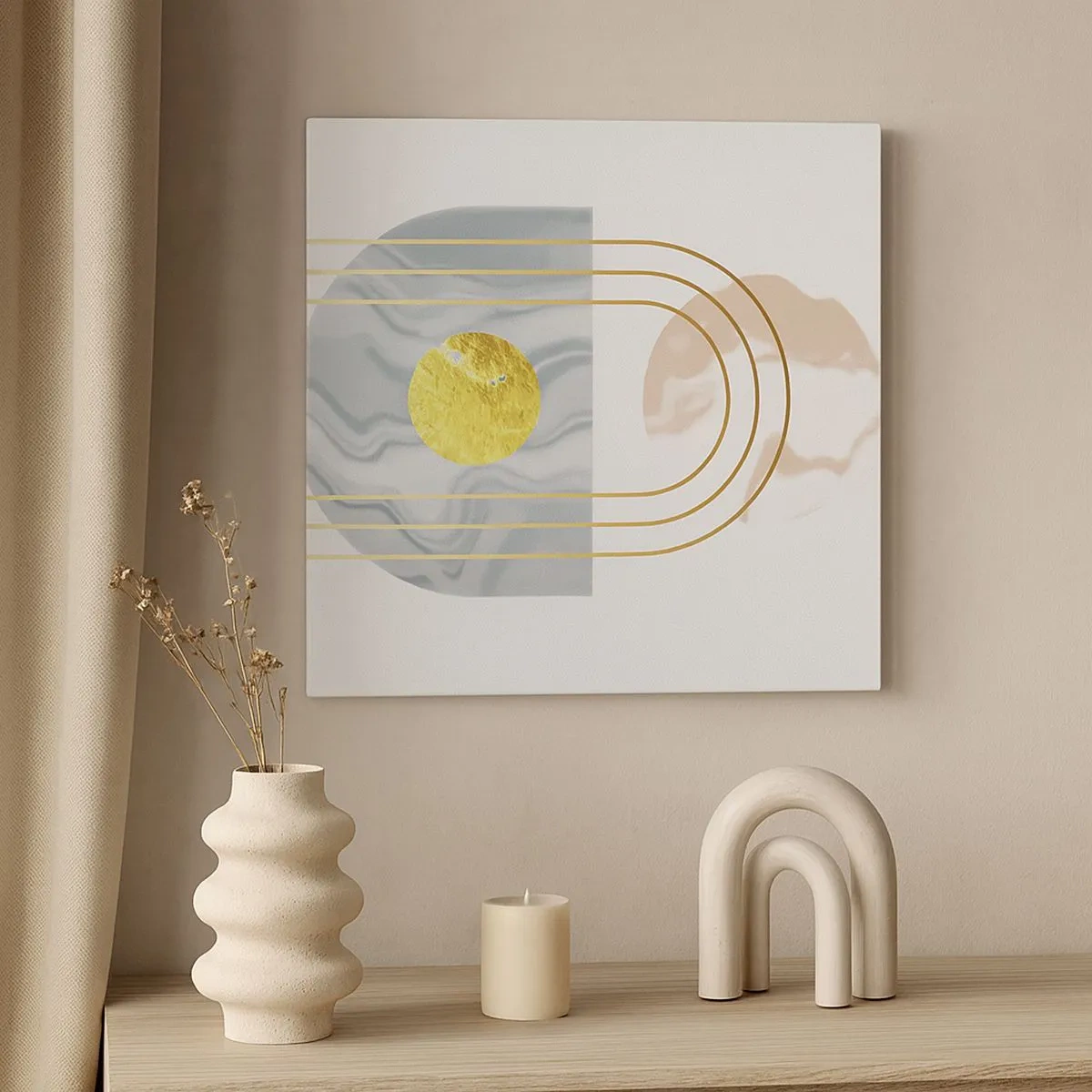 Lærredstryk - Billede på lærred - Lysstyrke og udstråling - 30x30 cm