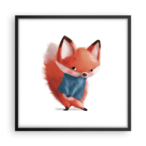 Plakat i sort ramme - Ser jeg smuk ud i den her? - 50x50 cm