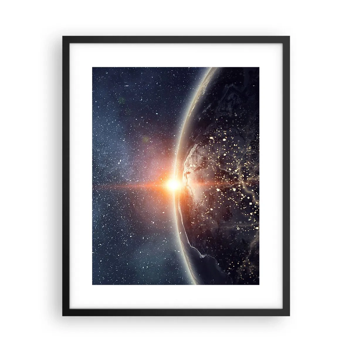 Plakat i sort ramme - I det nye perspektiv - 40x50 cm