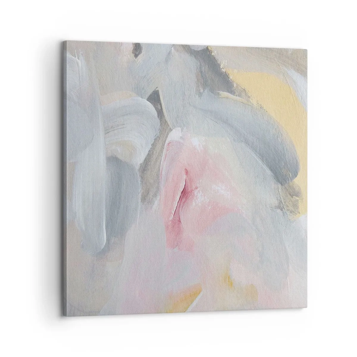 Lærredstryk - Billede på lærred - I en pastelfarvet verden - 60x60 cm