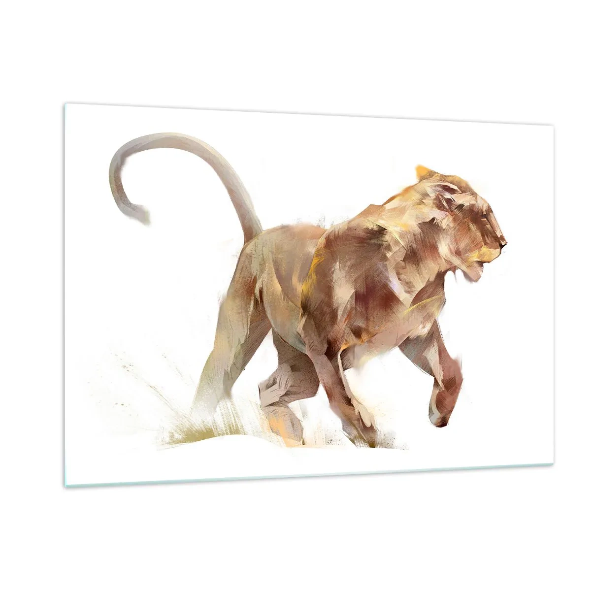 Billede på glas - Vild ynde - 120x80 cm