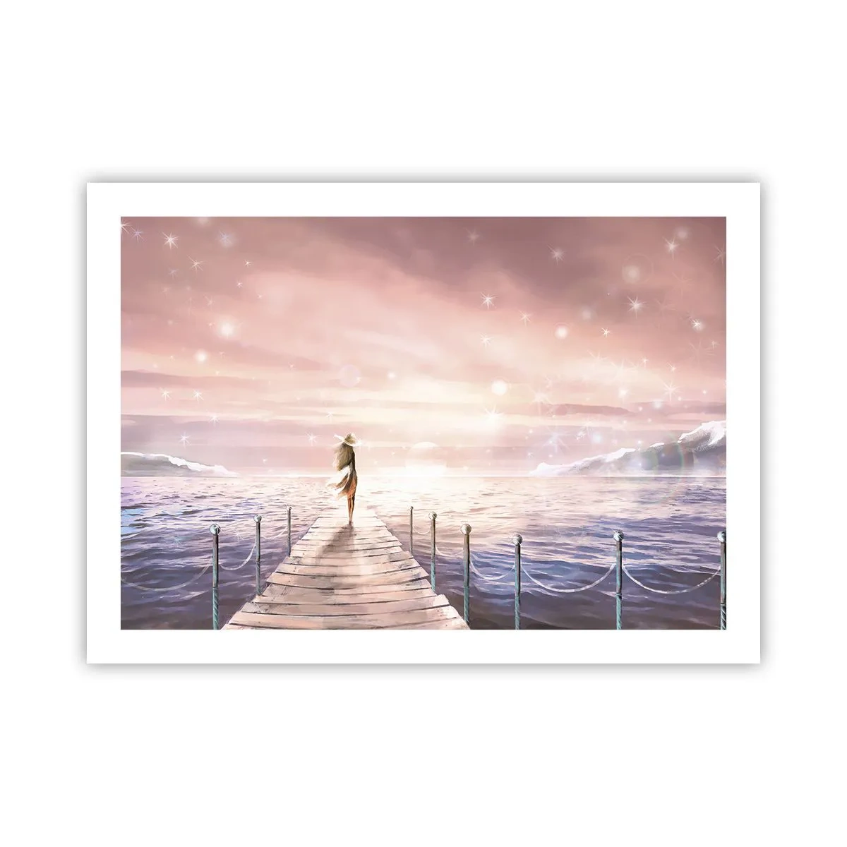 Plakat - I lyset af en drøm - 70x50 cm
