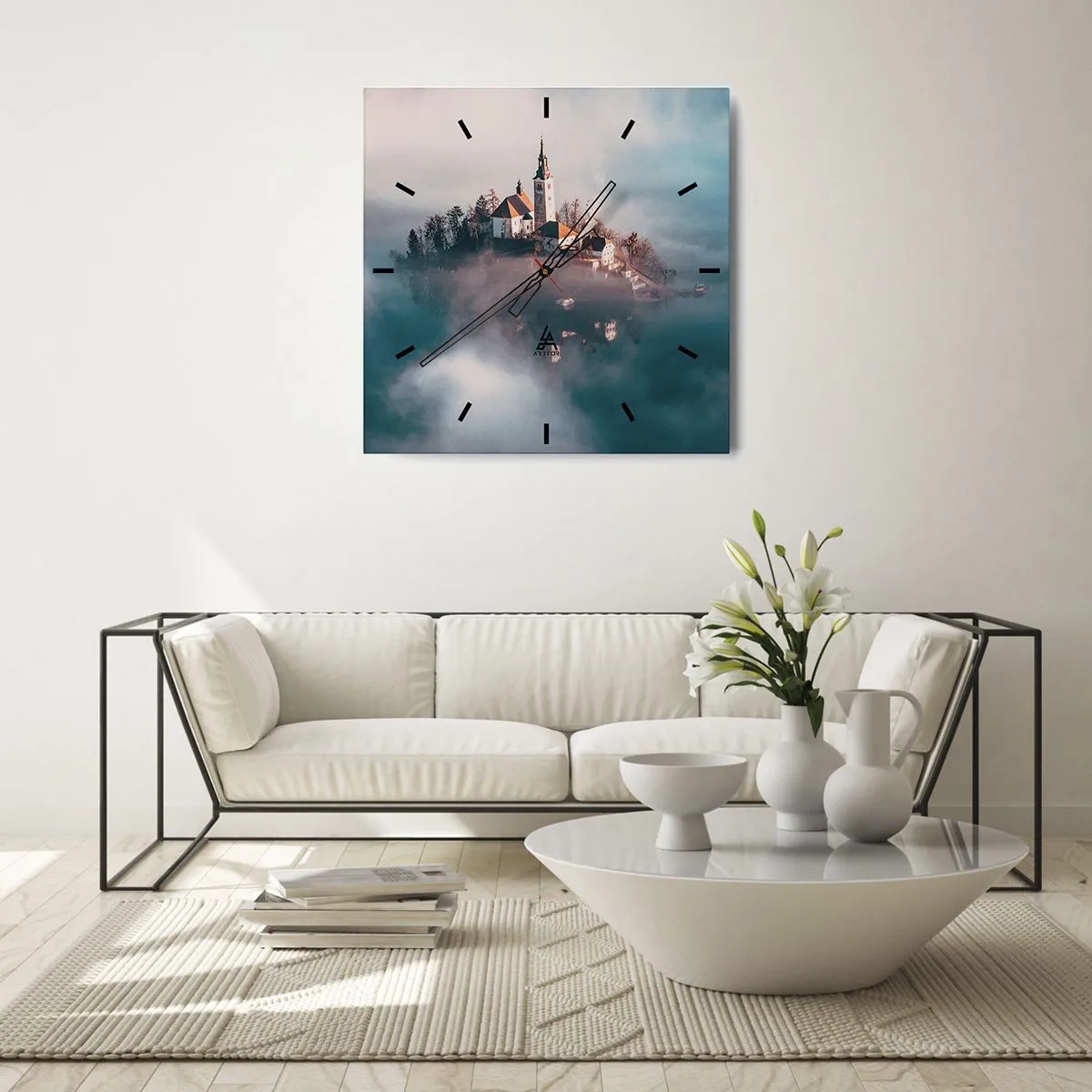 Vægur, Uret - Drømmeøen - 40x40 cm