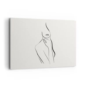 Lærredstryk - Billede på lærred - Bølge af melankoli - 120x80 cm