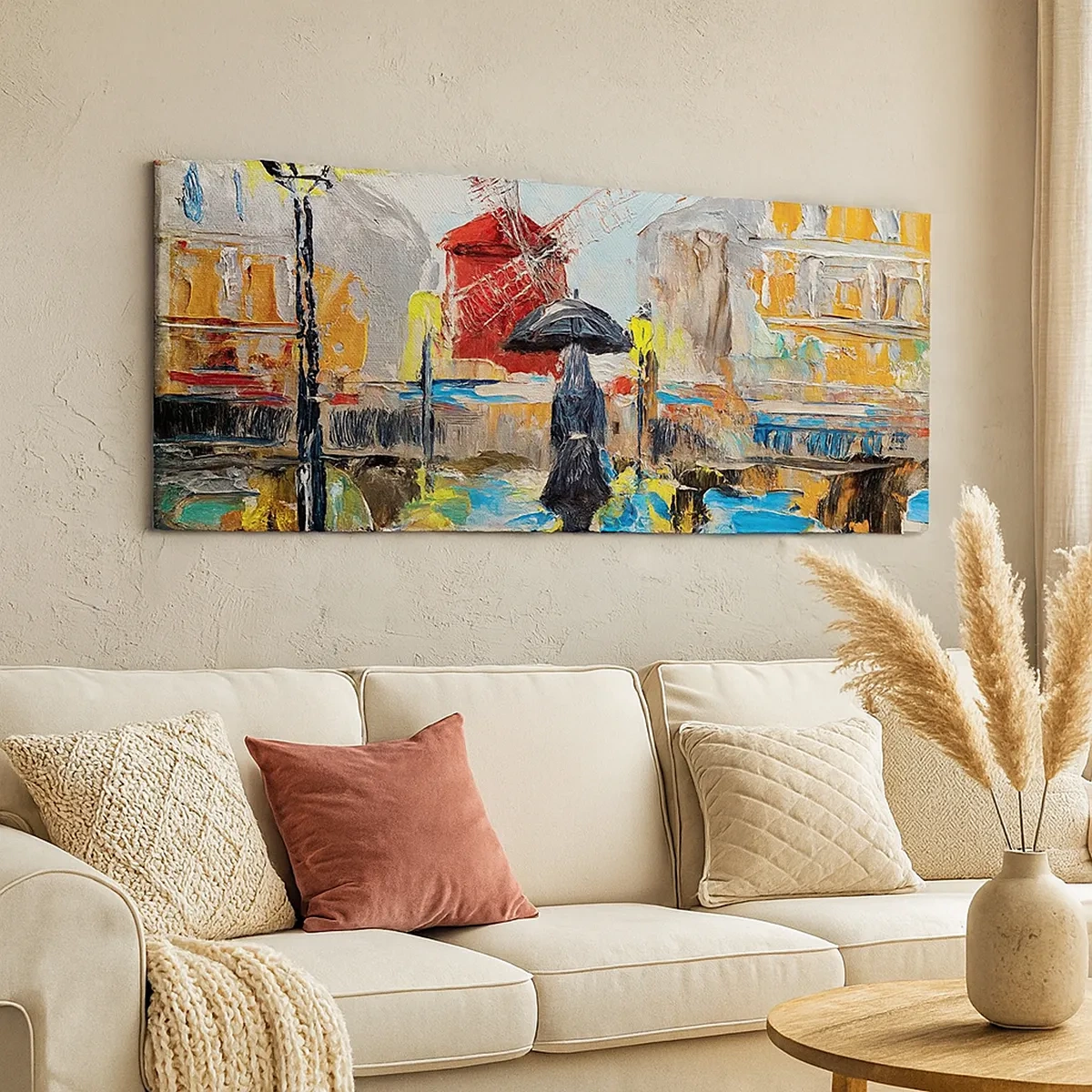 Lærredstryk - Billede på lærred - Parisiske legender - 30x30 cm