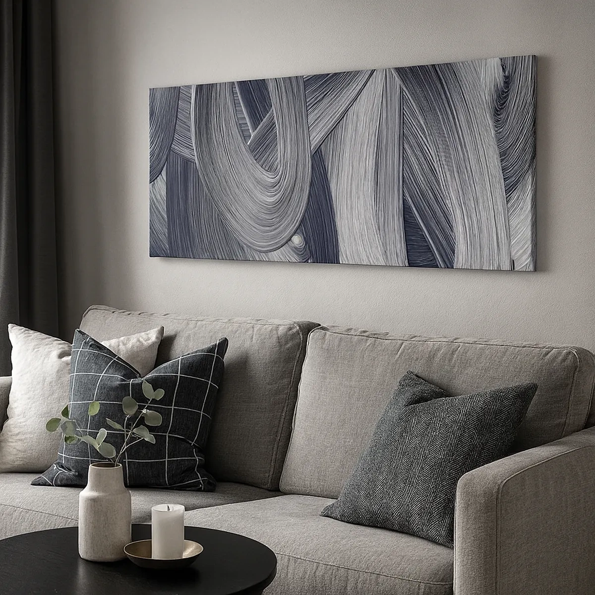 Lærredstryk - Billede på lærred - Virkelighedens flygtighed - 30x30 cm