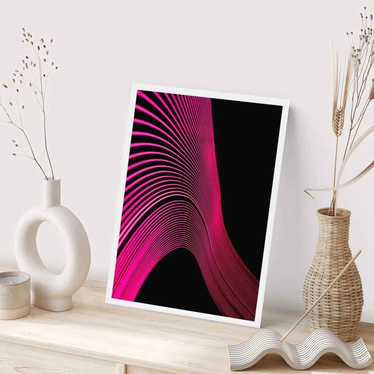 Plakat - En allé af lys - 40x50 cm