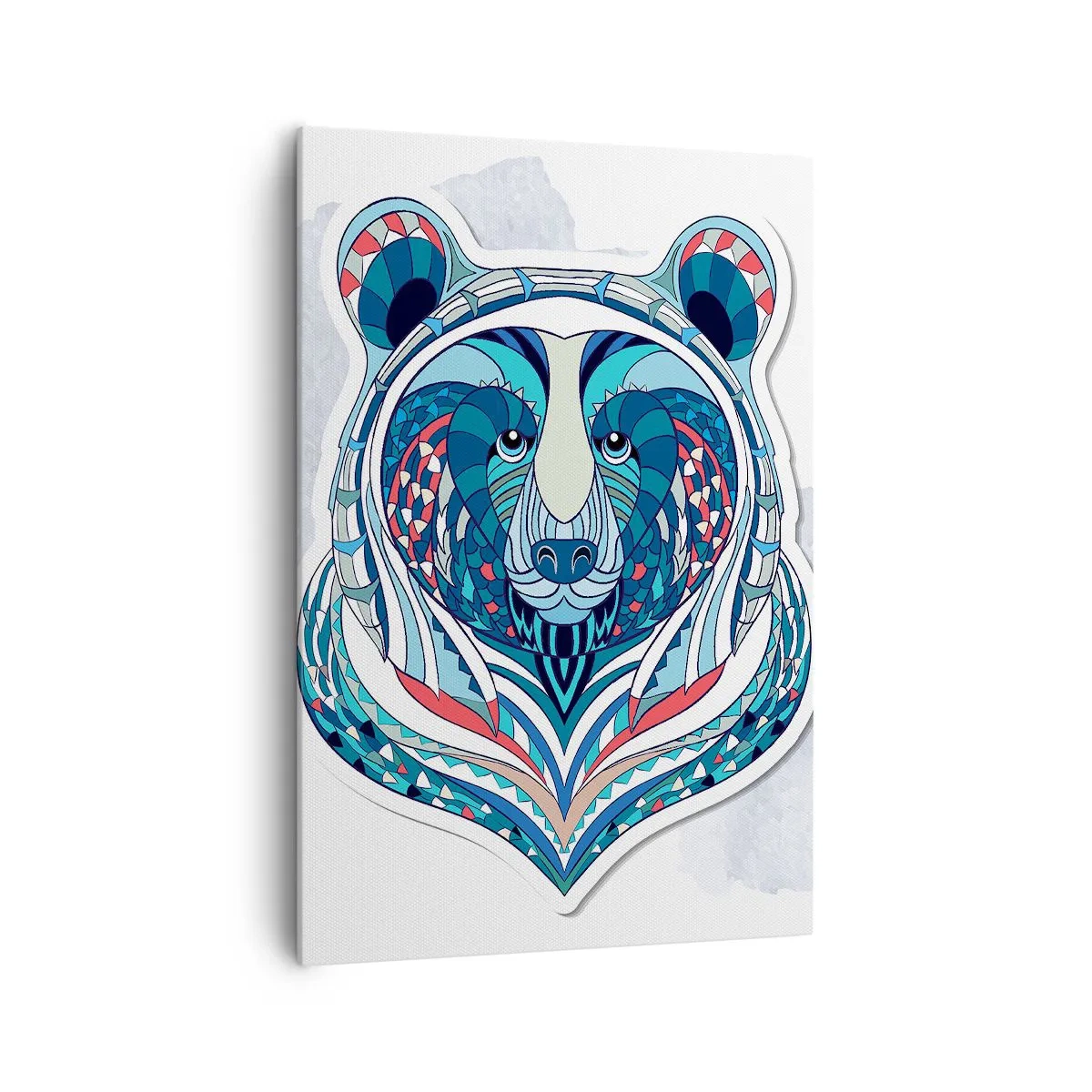 Lærredstryk - Billede på lærred - Eviva Grønland! - 70x100 cm