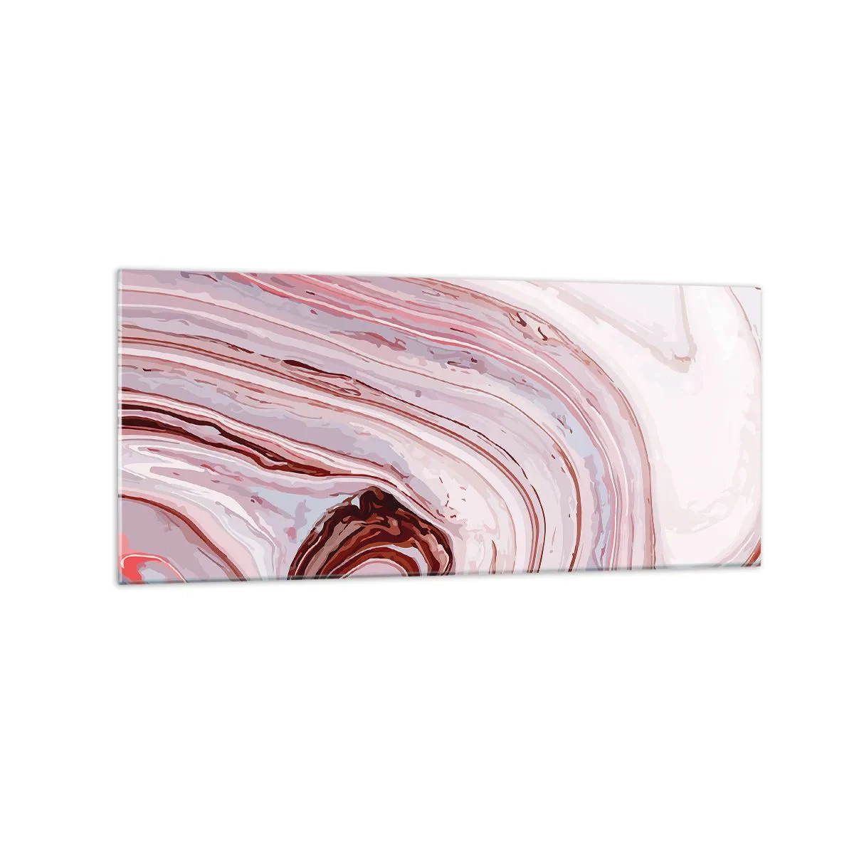 Billede på glas - Lige frem og derefter til højre ned - 120x50 cm