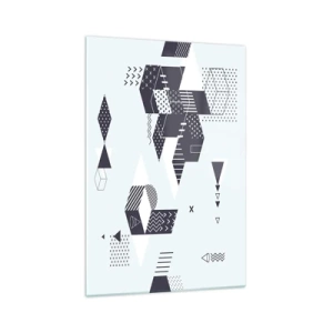 Billede på glas - I matematikkens sjæl - 70x100 cm