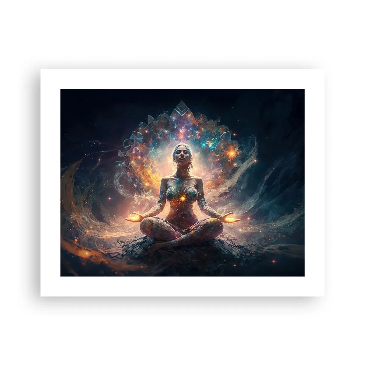 Plakat - Flow af god energi - 50x40 cm