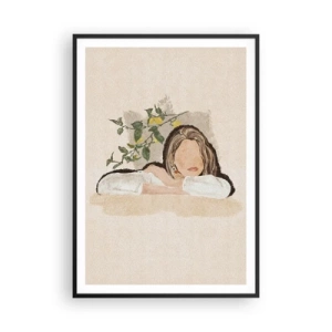 Plakat i sort ramme - Sydstaternes skønhed - 70x100 cm
