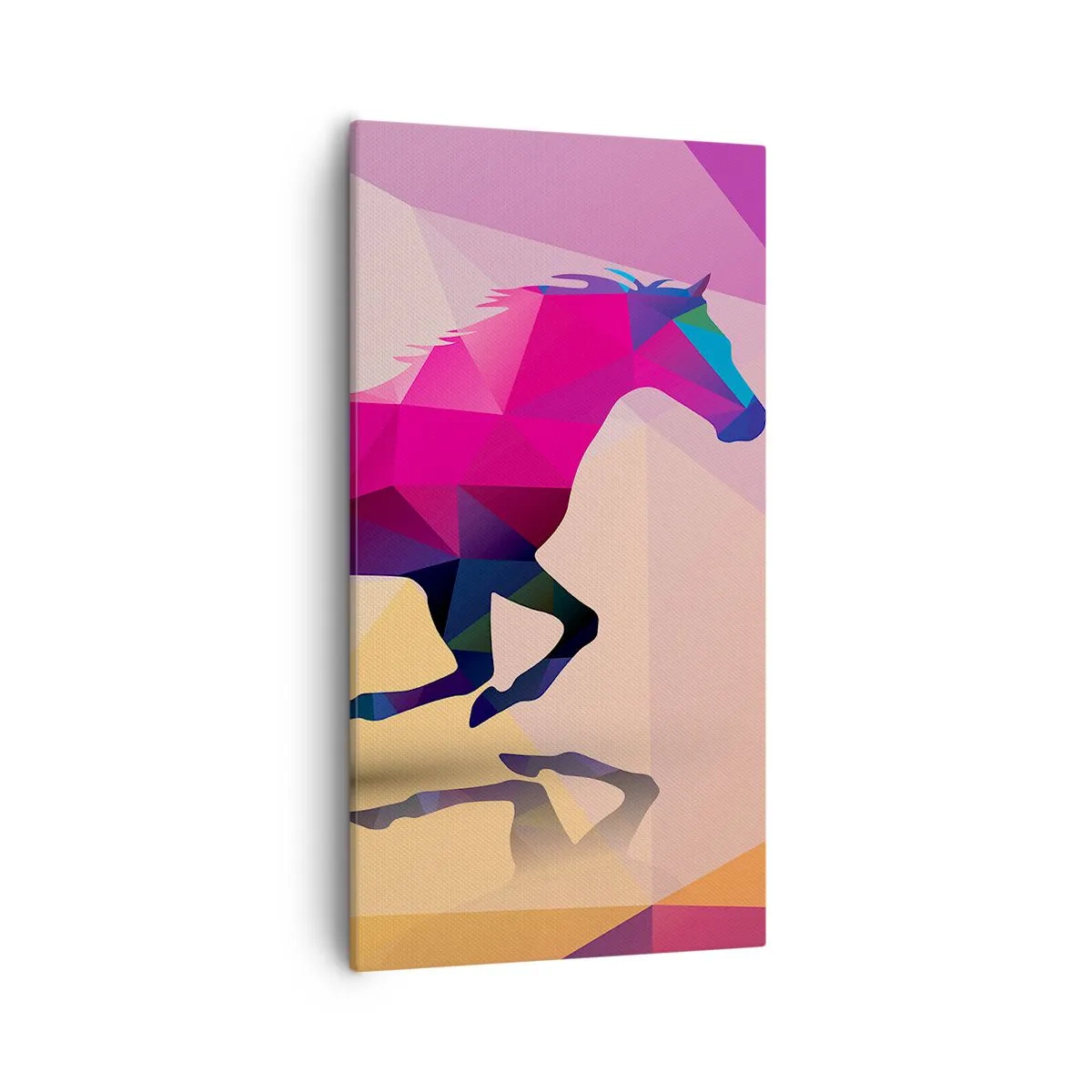 Lærredstryk - Billede på lærred - Kubismen lever stadig - 55x100 cm