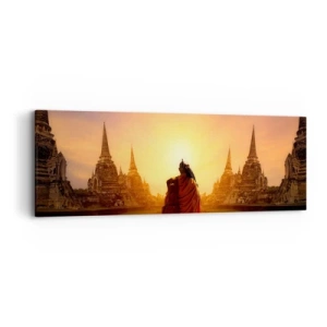 Lærredstryk - Billede på lærred - I fred for evigt - 90x30 cm