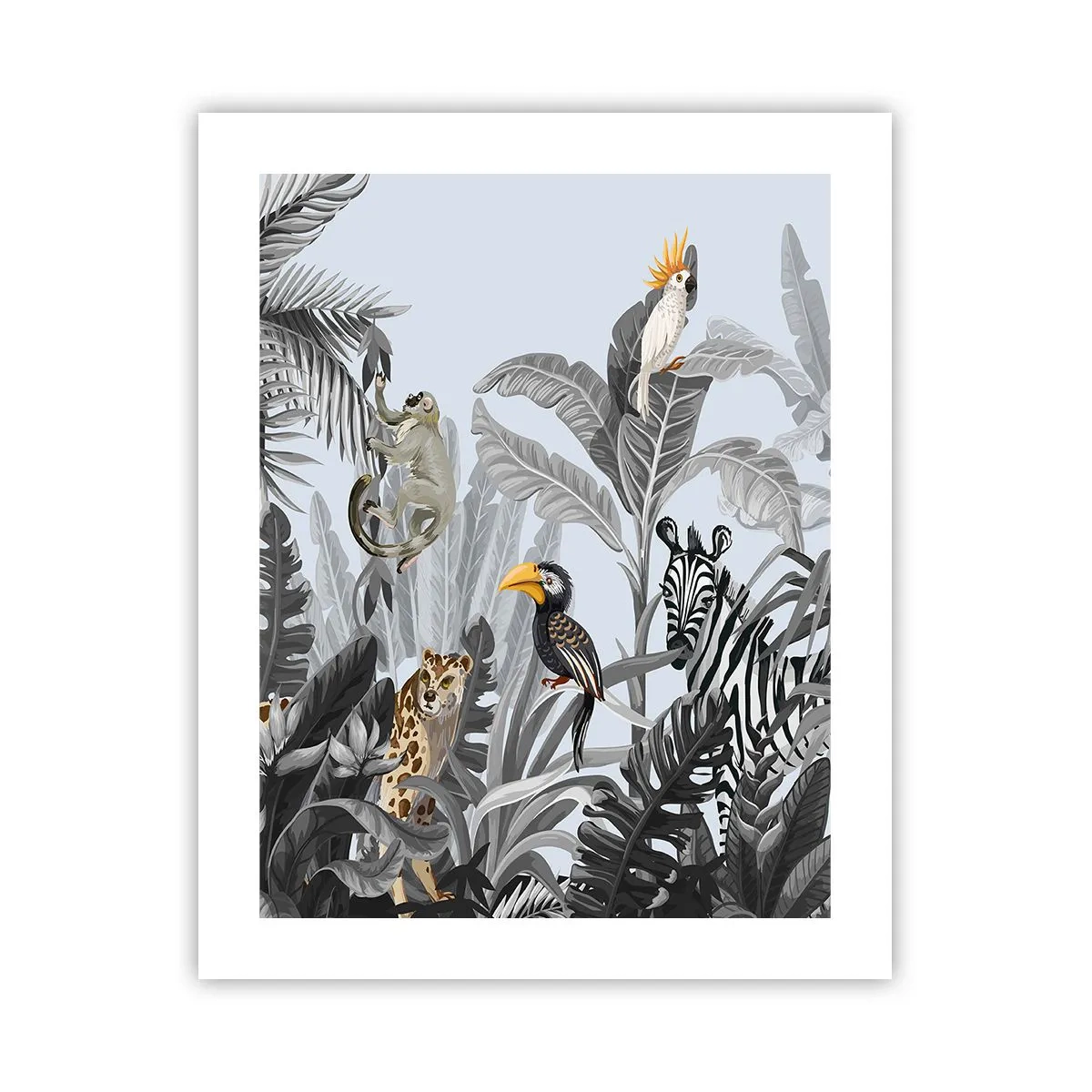 Plakat - En afrikansk fabel - 40x50 cm