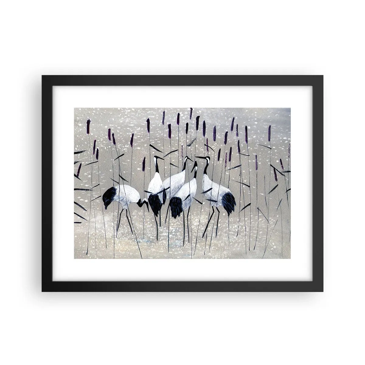 Plakat i sort ramme - Blandt sine egne - 40x30 cm