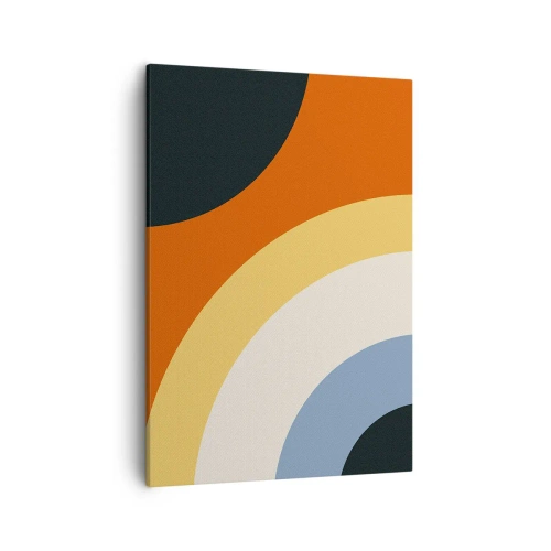 Lærredstryk - Billede på lærred - Over for hinanden - 50x70 cm