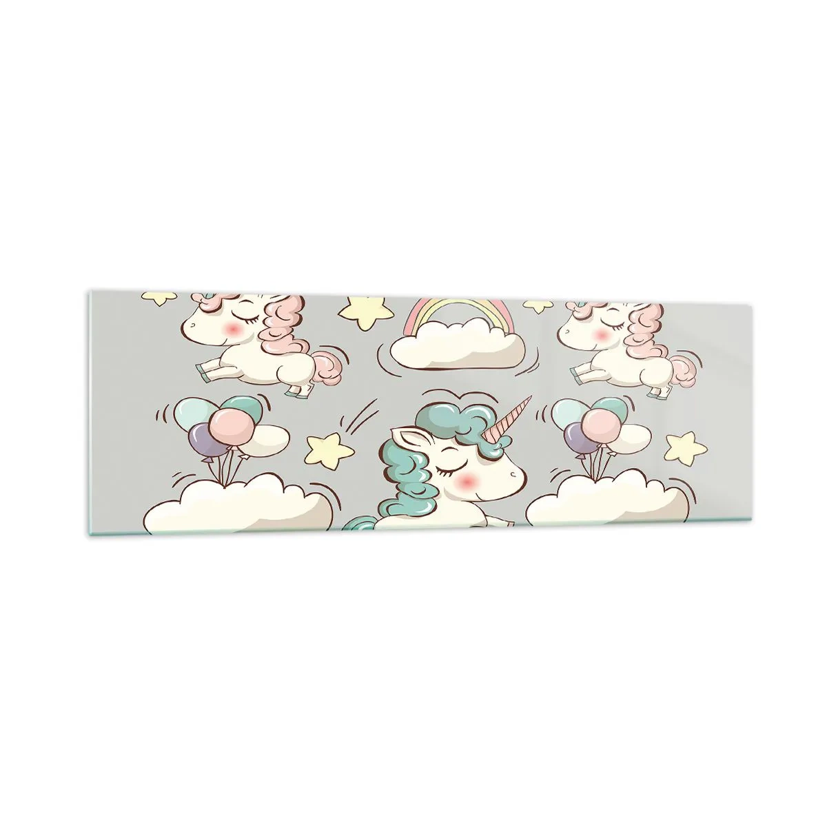 Billede på glas - Der er bestemt ... - 160x50 cm