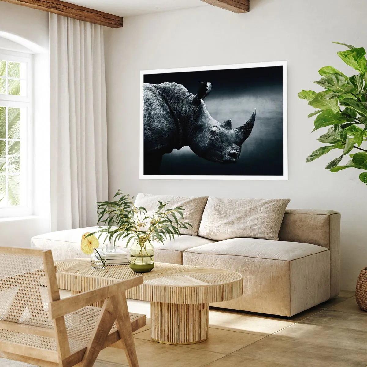 Plakat - Højre profil - 91x61 cm
