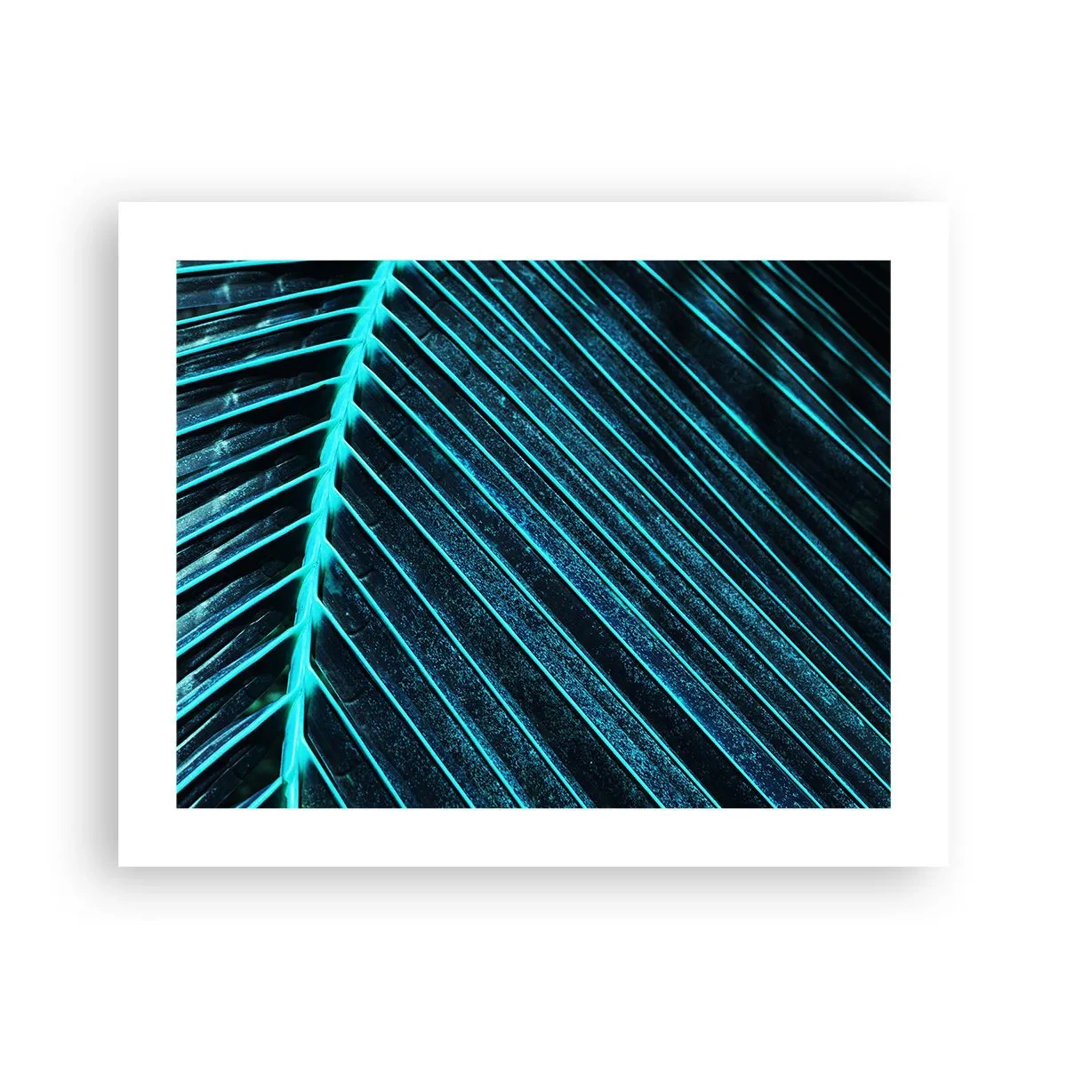 Plakat - Tekstur af grønt - 50x40 cm