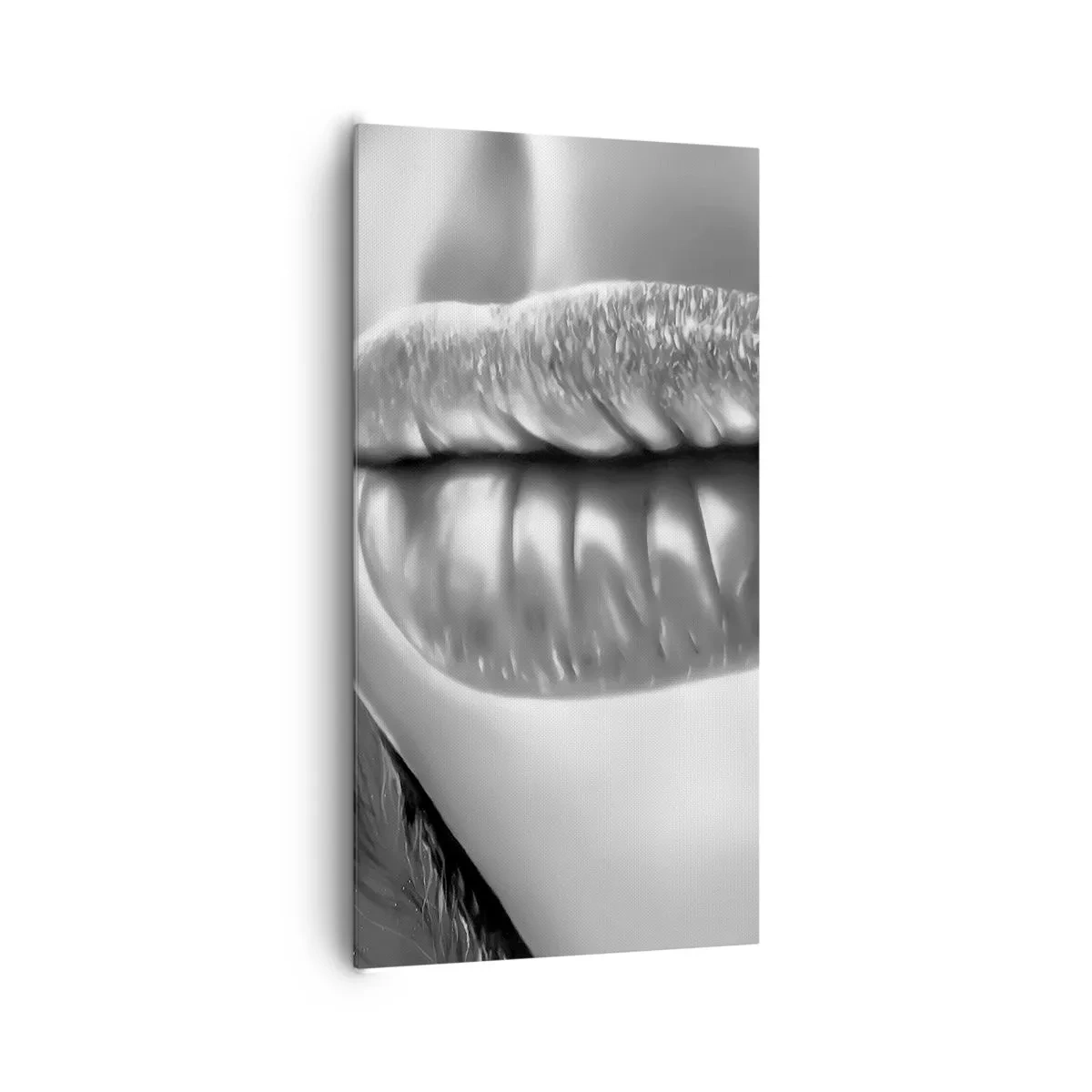 Lærredstryk - Billede på lærred - Jeg ved, hvad du tænker... - 65x120 cm