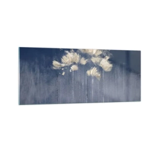 Billede på glas - Som kronblade i vinden - 100x40 cm