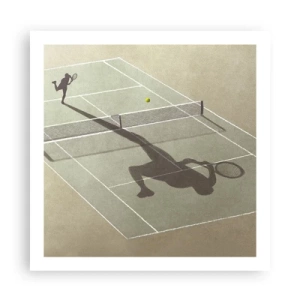 Plakat - Overvind dig selv - 60x60 cm