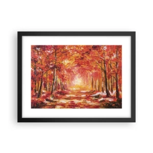 Plakat i sort ramme - Kobberskov - 40x30 cm