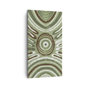 Lærredstryk - Billede på lærred - Eksplosion af følelser - 45x80 cm