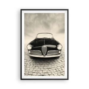 Plakat i sort ramme - Og hvordan kan man ikke elske mig? - 61x91 cm