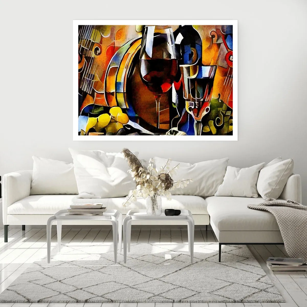 Plakat - Og verden bliver mere farverig - 100x70 cm