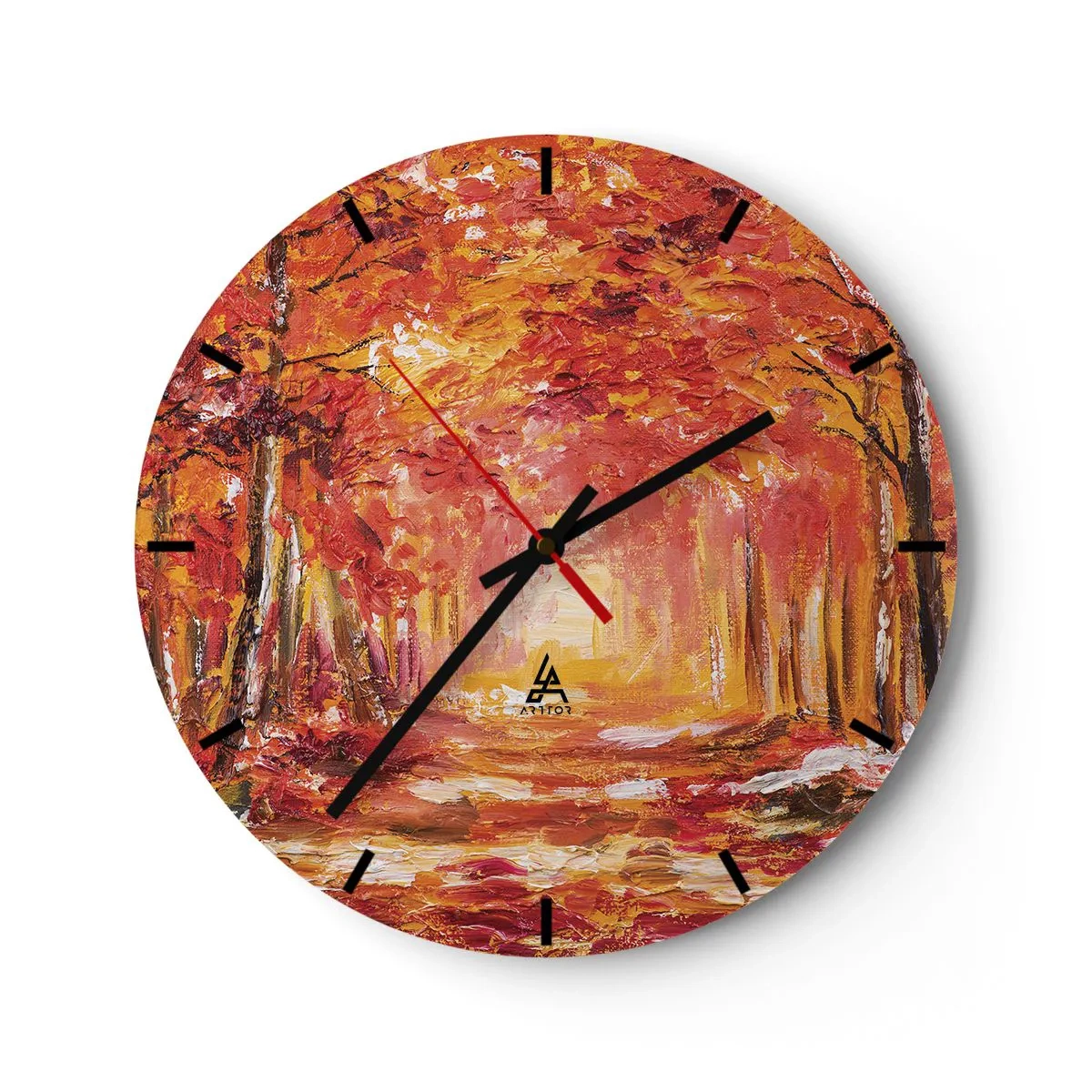 Vægur, Uret - Kobberskov - 40x40 cm