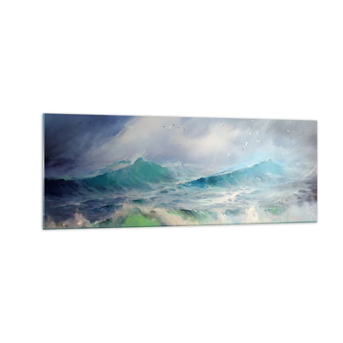 Billede på glas - "Hvirvelvinden hylede af triumf ...’ - 140x50 cm