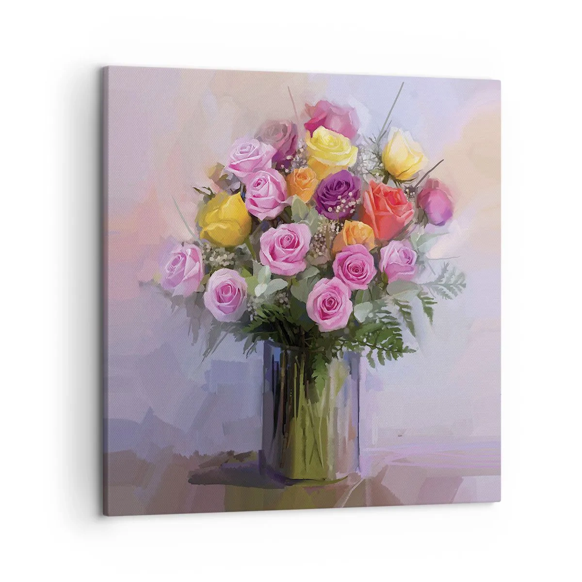 Lærredstryk - Billede på lærred - Bevaret skønhed - 50x50 cm