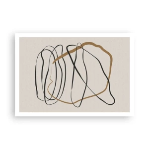 Plakat - Komposition - dans i besiddelse - 100x70 cm