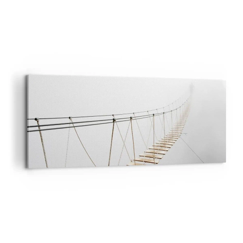 Lærredstryk - Billede på lærred - Hvor vil det føre dig hen? - 120x50 cm