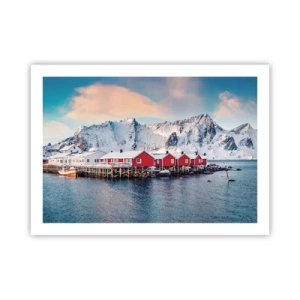 Plakat - Nordlig tilbagetrækning - 70x50 cm