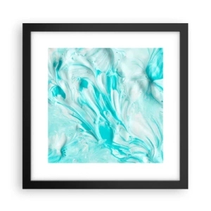 Plakat i sort ramme - For altid sammen - 30x30 cm